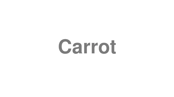 Carrot