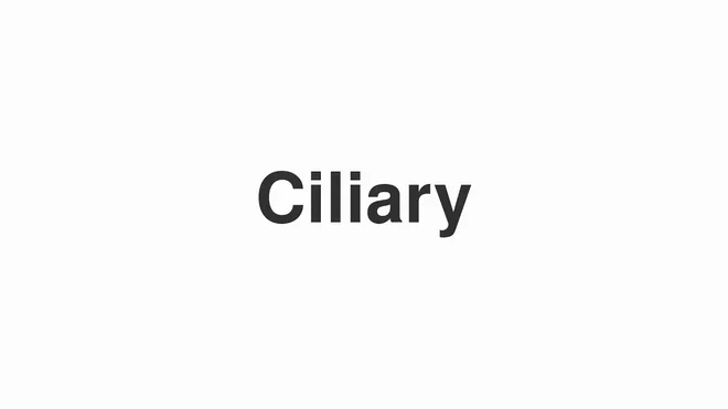 Ciliary