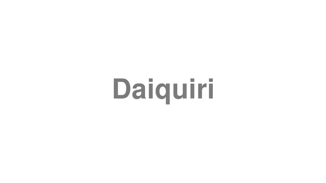 Daiquiri