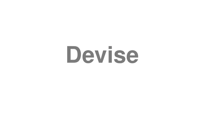 Devise