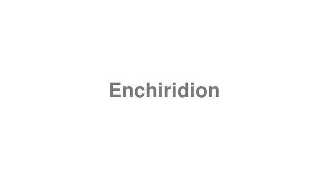 Enchiridion