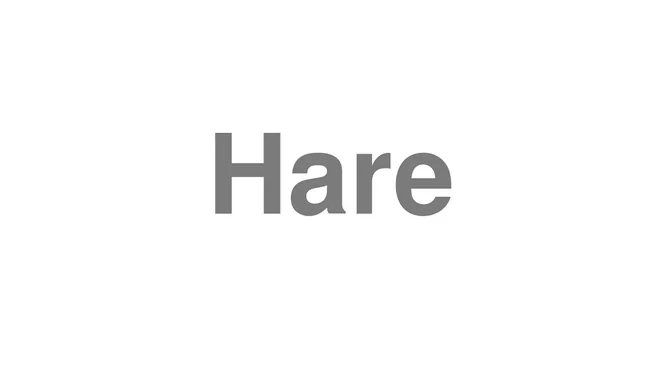 Hare