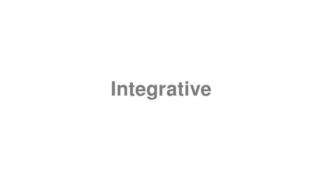 Integrative