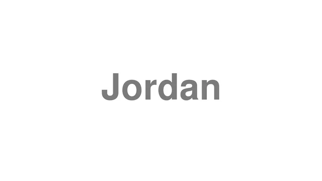 Jordan