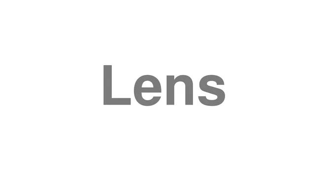 Lens