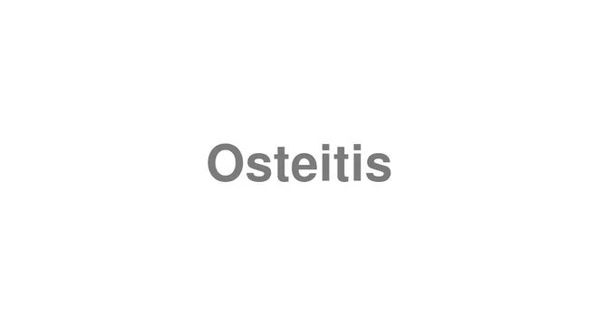 Osteitis