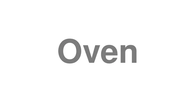 Oven