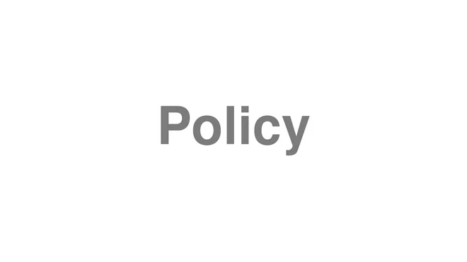 Policy