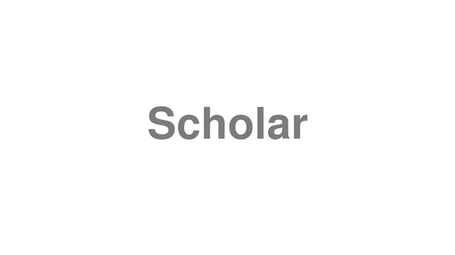Scholar