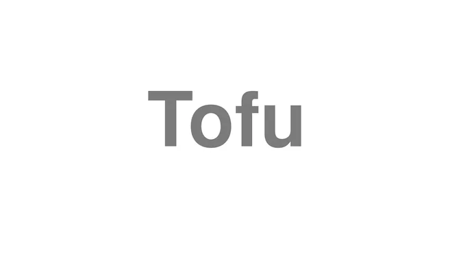 Tofu