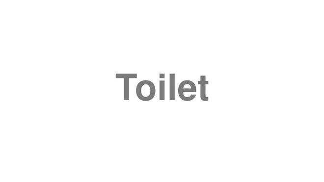Toilet