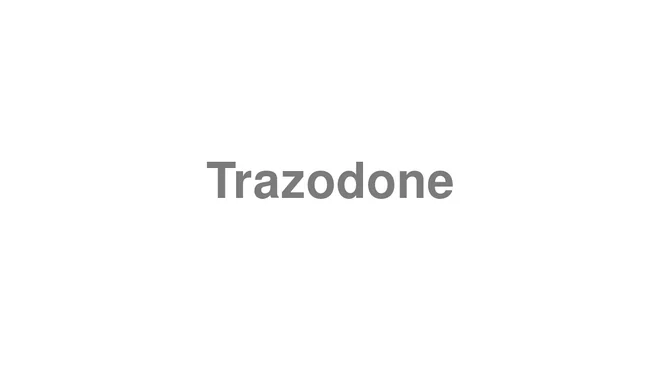 Trazodone