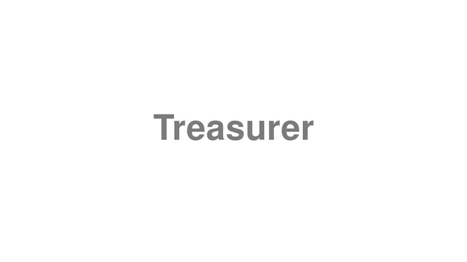 Treasurer