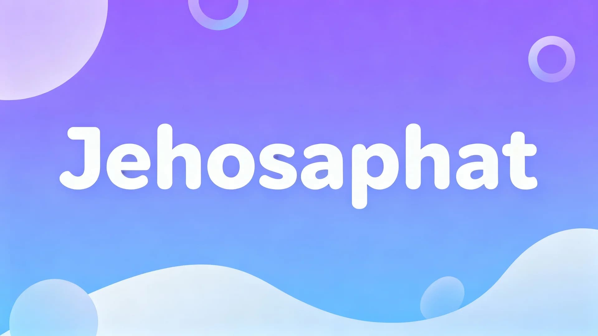 Jehosaphat for Resilient Leadership in Turbulent Times