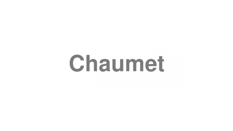 How to pronounce Chantelle